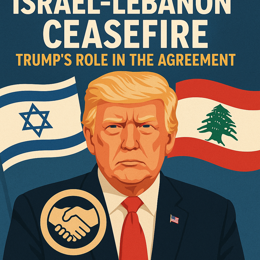 Illustration of Israel Lebanon Ceasefire: Trump's Role in the Agreement