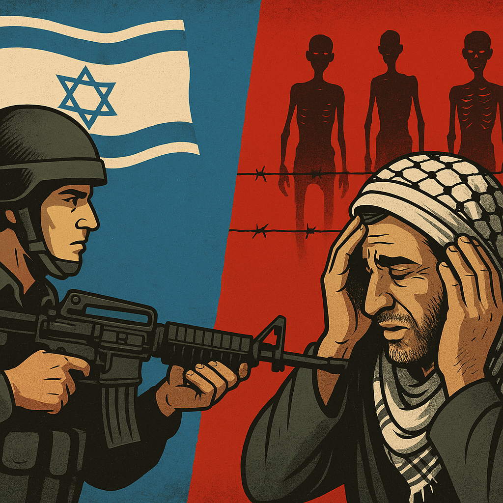 Illustration of Israeli Violence Against Palestinians: Echoes of the Holocaust