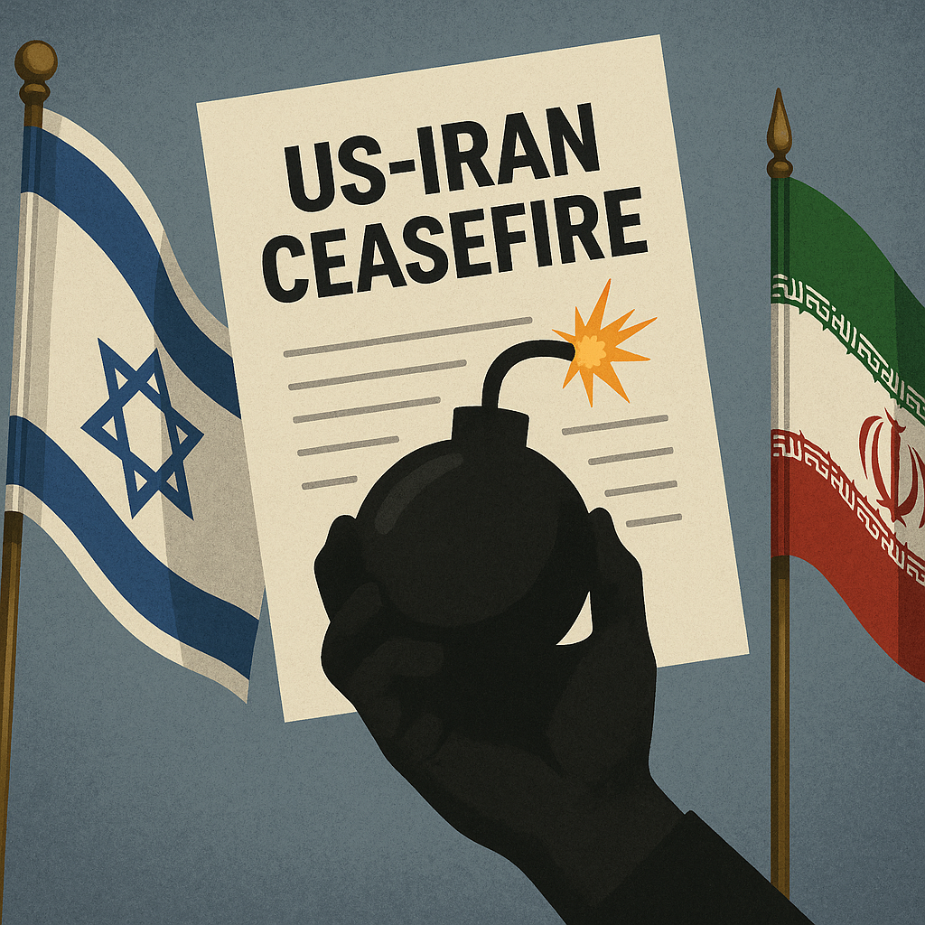 Illustration of Israel's Desperation to Sabotage US-Iran Ceasefire