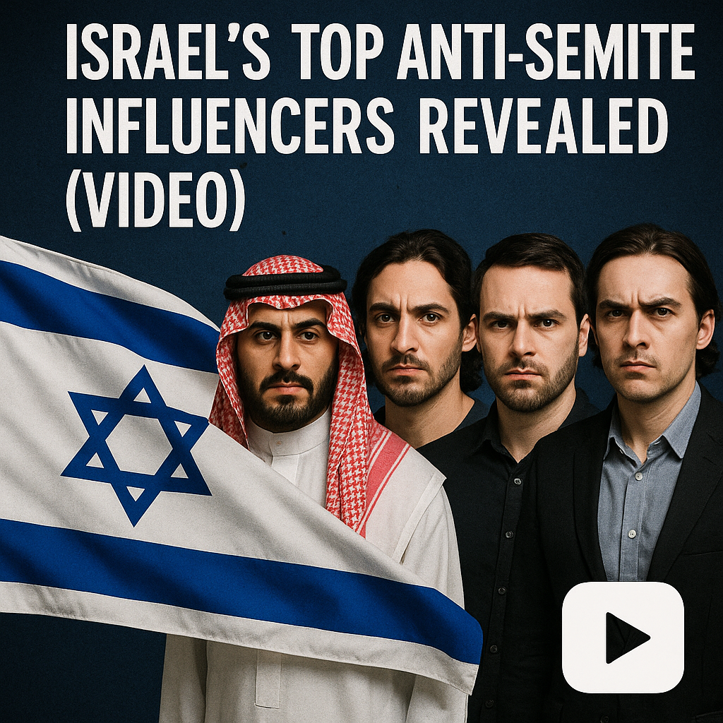 Illustration of Israel's Top Anti-Semite Influencers Revealed (VIDEO)