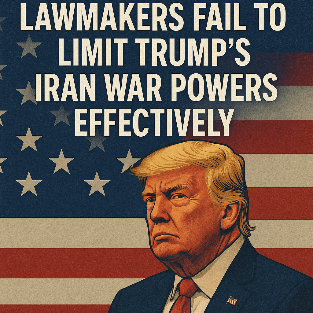 Illustration of Lawmakers Fail to Limit Trump’s Iran War Powers Effectively
