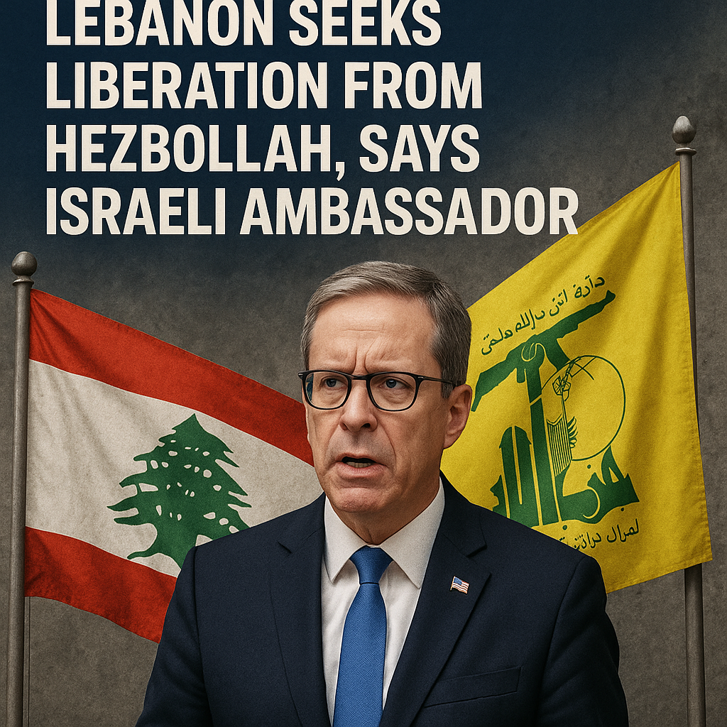 Illustration of Lebanon Seeks Liberation from Hezbollah, Says Israeli Ambassador