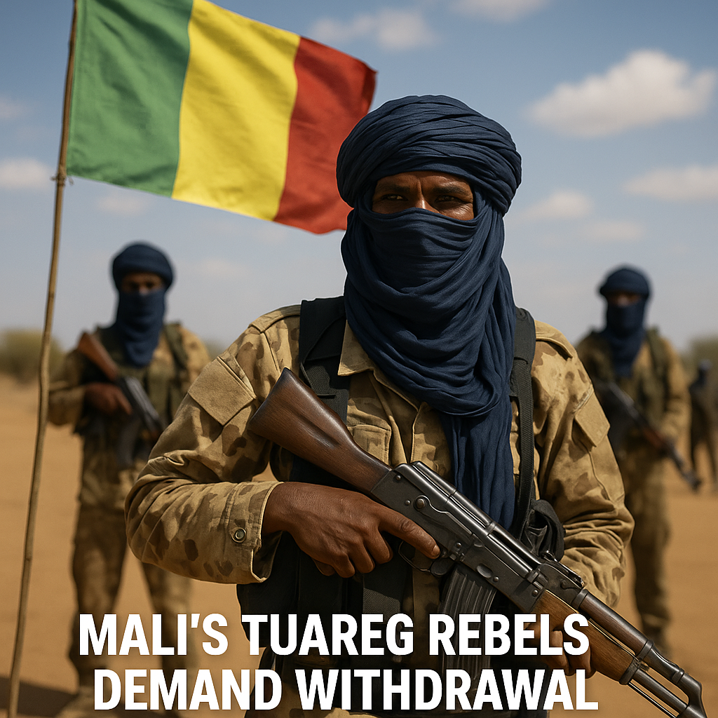 Illustration of Mali’s Tuareg Rebels Demand Withdrawal of Russian Fighters