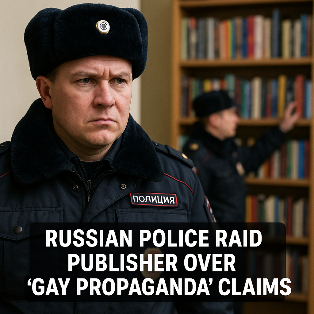 Illustration of Russian Police Raid Publisher Over 'Gay Propaganda' Claims
