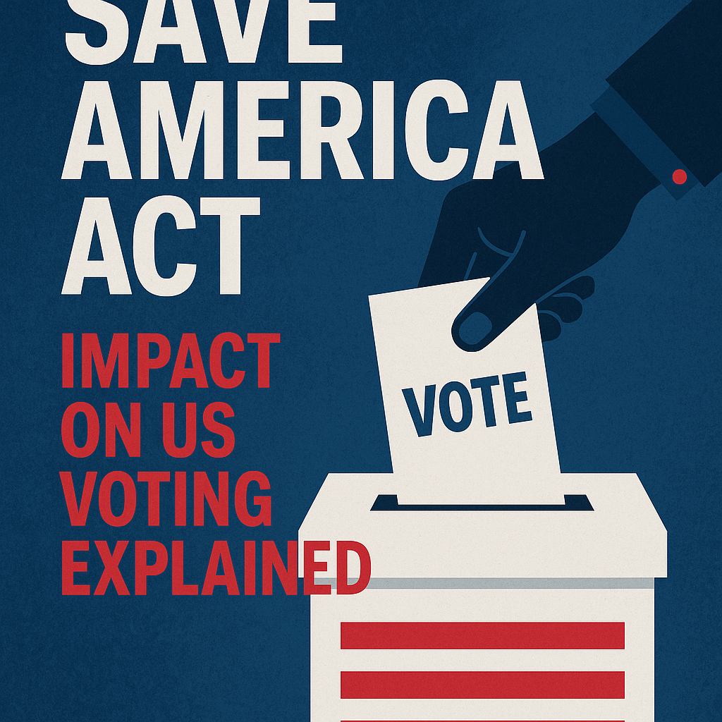 Illustration of SAVE America Act: Impact on US Voting Explained