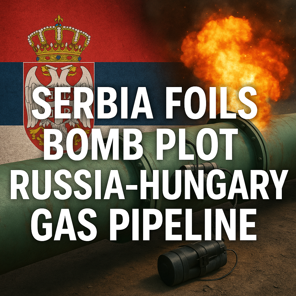 Illustration of Serbia Foils Bomb Plot on Russia-Hungary Gas Pipeline