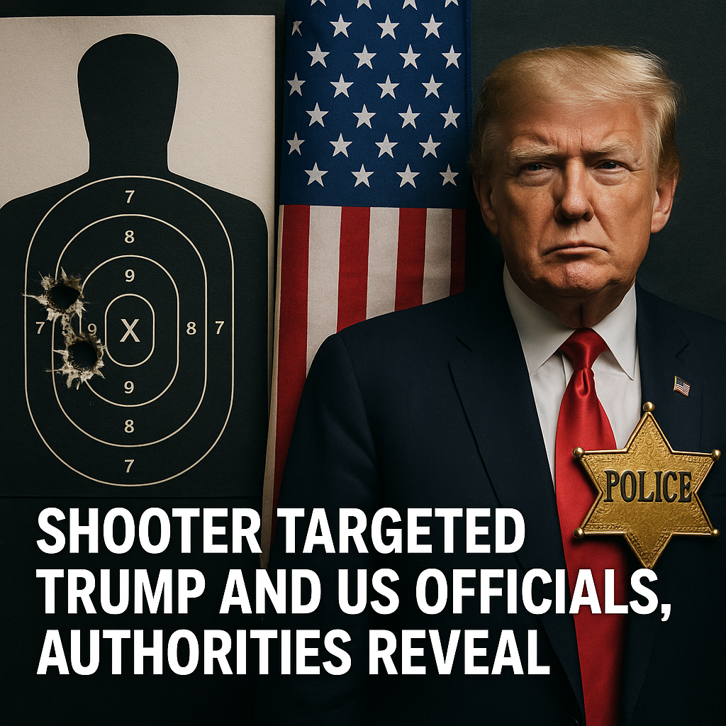Illustration of Shooter Targeted Trump and US Officials, Authorities Reveal