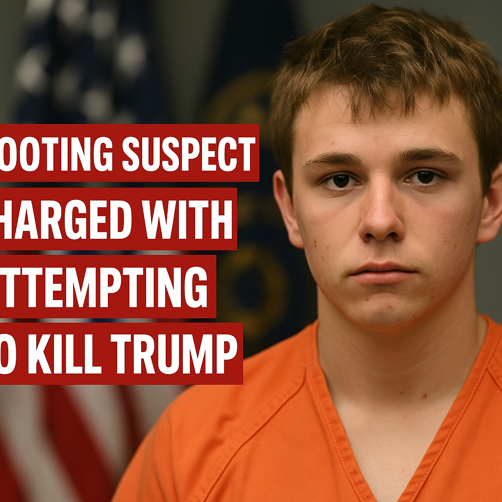 Illustration of Shooting Suspect Charged with Attempting to Kill Trump