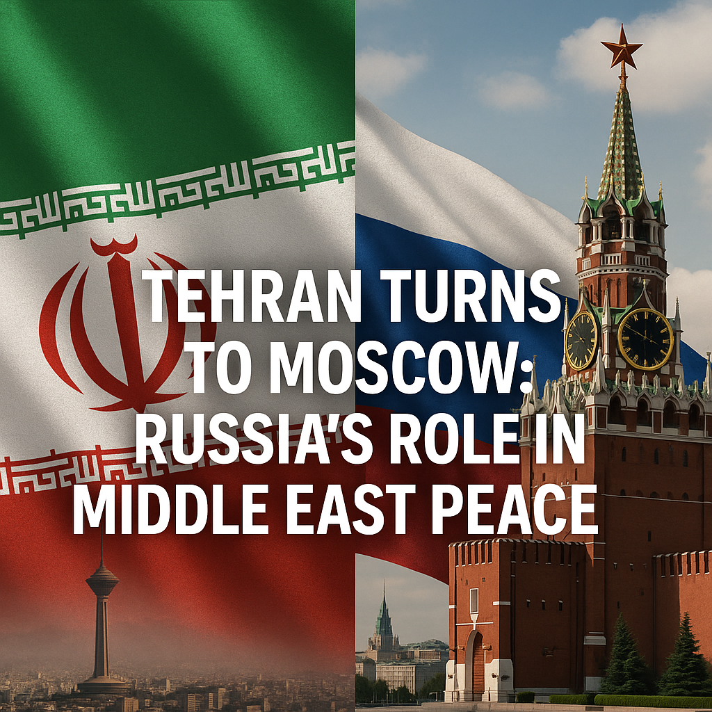 Illustration of Tehran Turns to Moscow: Russia's Role in Middle East Peace