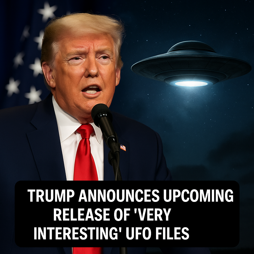 Illustration of Trump Announces Upcoming Release of ‘Very Interesting’ UFO Files