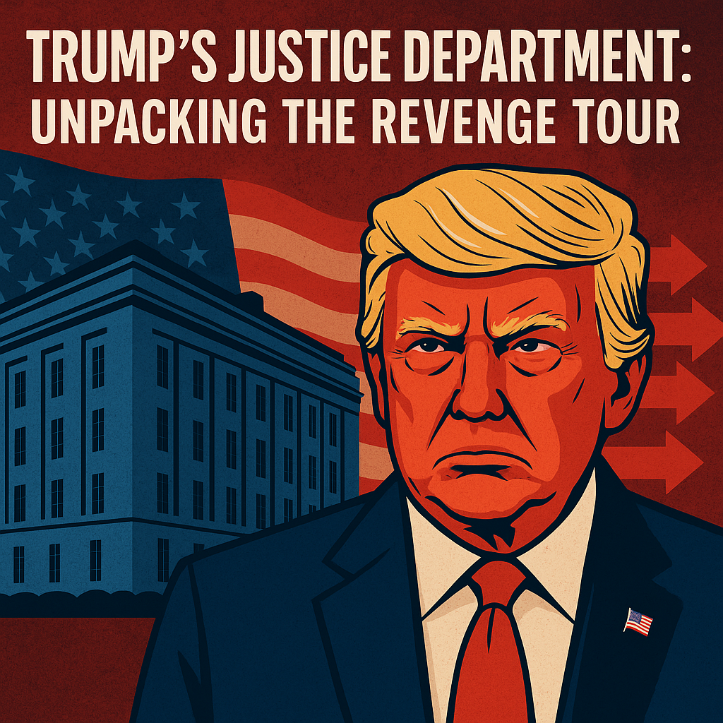 Illustration of Trump’s Justice Department: Unpacking the Revenge Tour