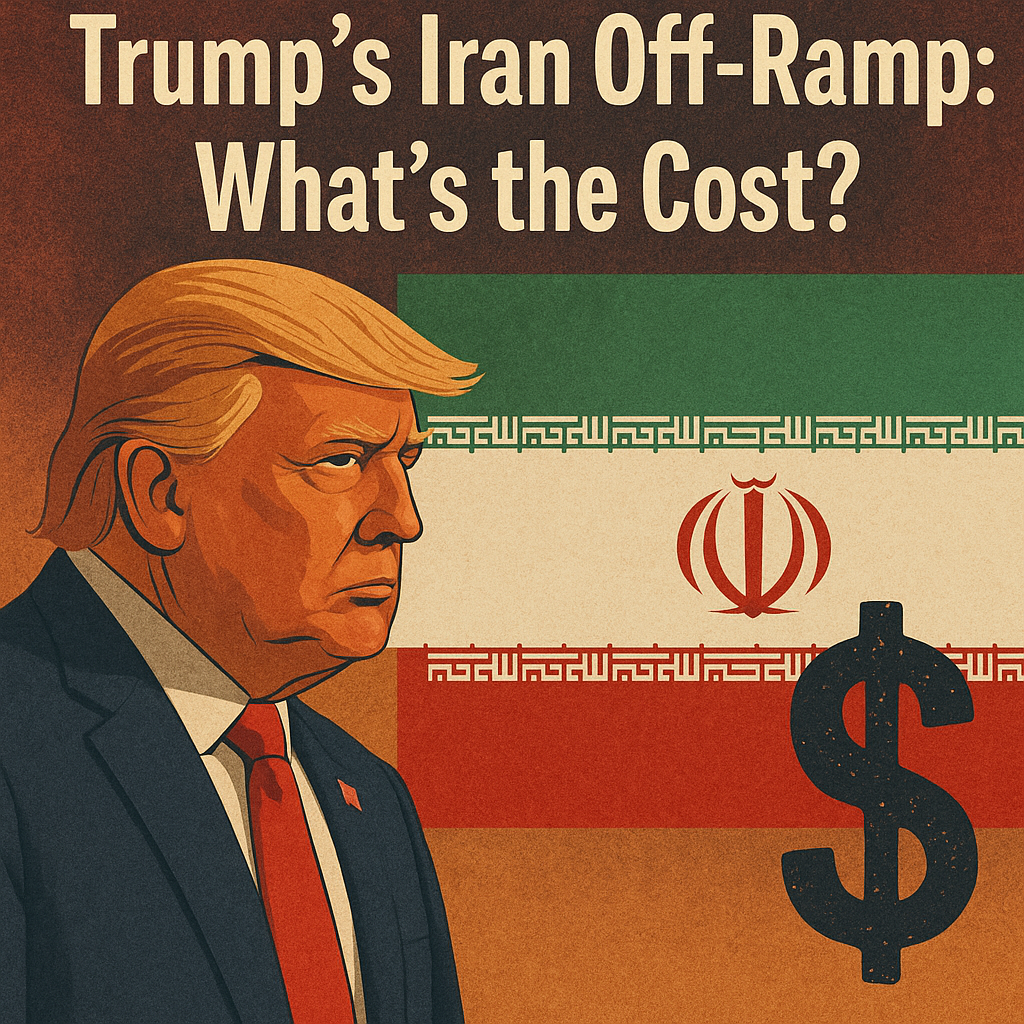Illustration of Trump's Iran Off-Ramp: What’s the Cost?