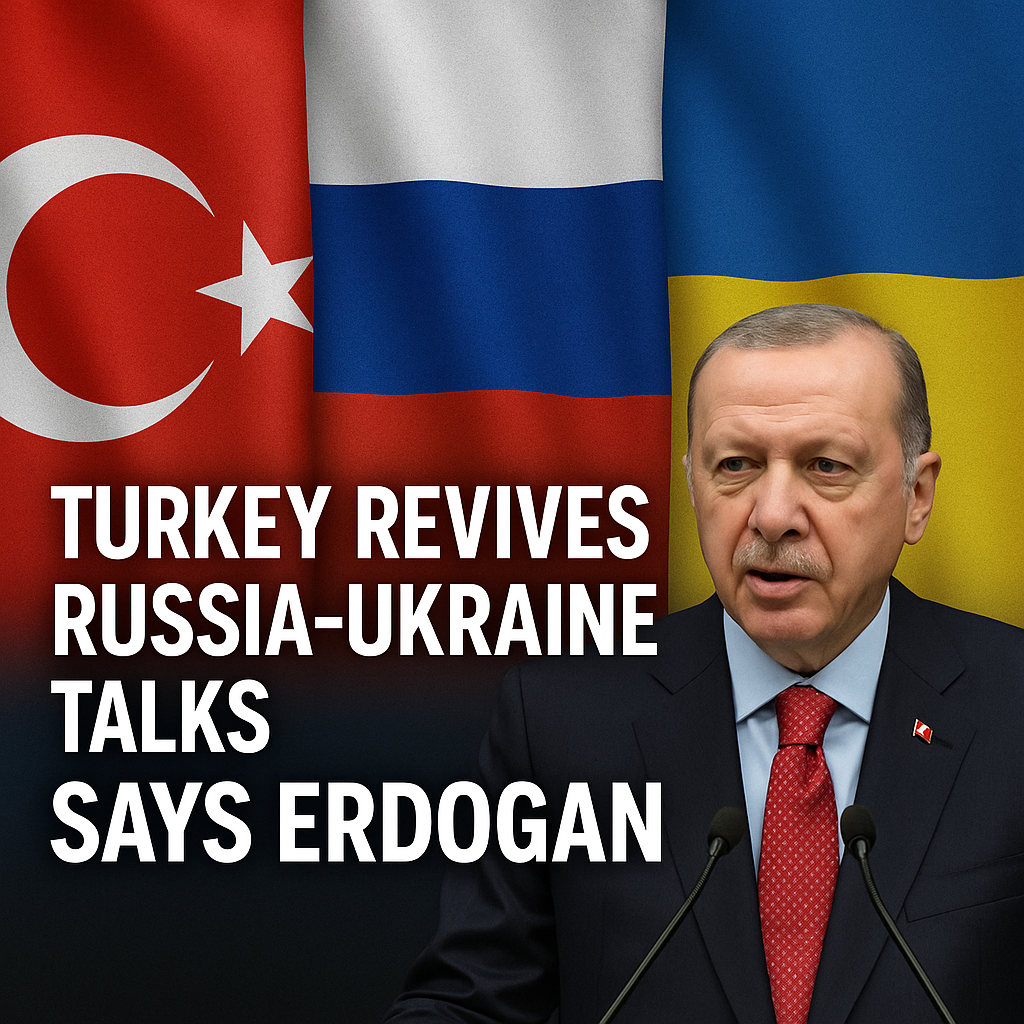 Illustration of Turkey Revives Russia-Ukraine Talks, Says Erdogan