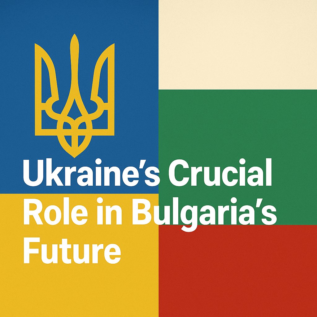 Illustration of Ukraine's Crucial Role in Bulgaria's Future