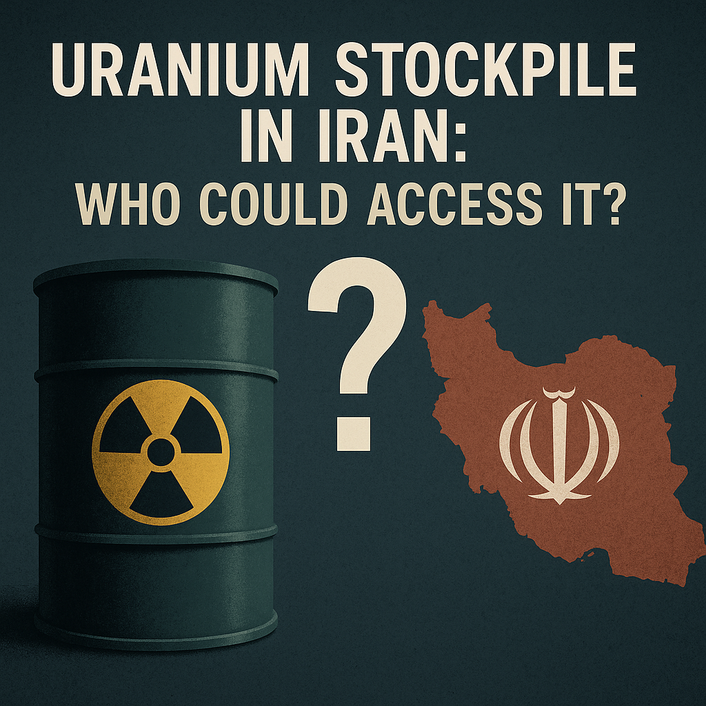 Illustration of Uranium Stockpile in Iran: Who Could Access It?