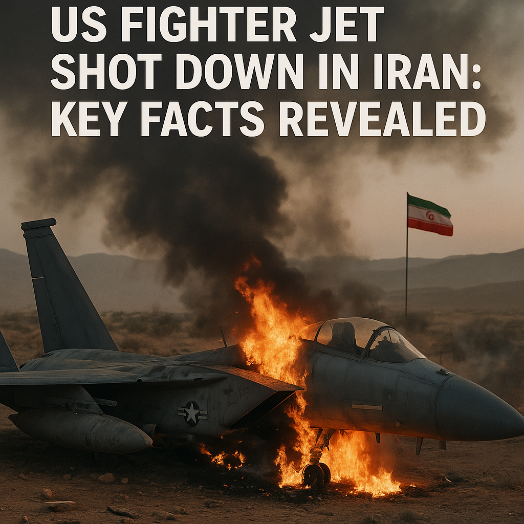 Illustration of US Fighter Jet Shot Down in Iran: Key Facts Revealed