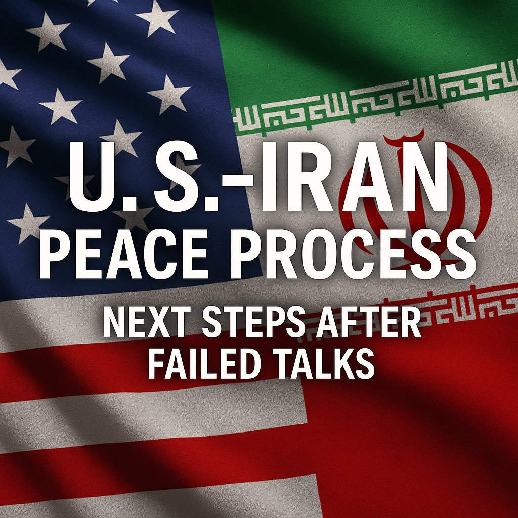 Illustration of US-Iran Peace Process: Next Steps After Failed Talks