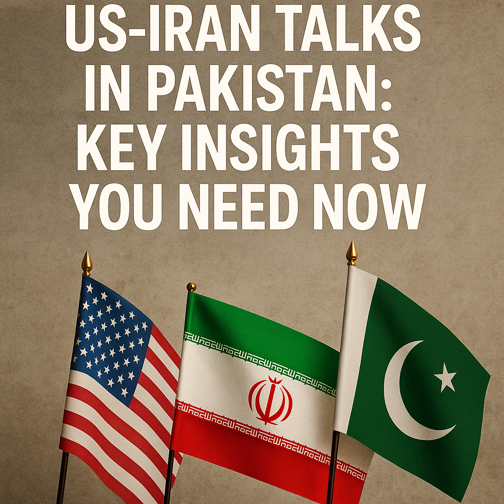 Illustration of US-Iran Talks in Pakistan: Key Insights You Need Now
