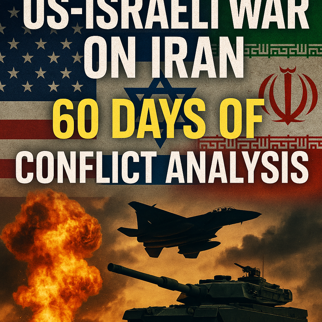 Illustration of US-Israeli War on Iran: 60 Days of Conflict Analysis