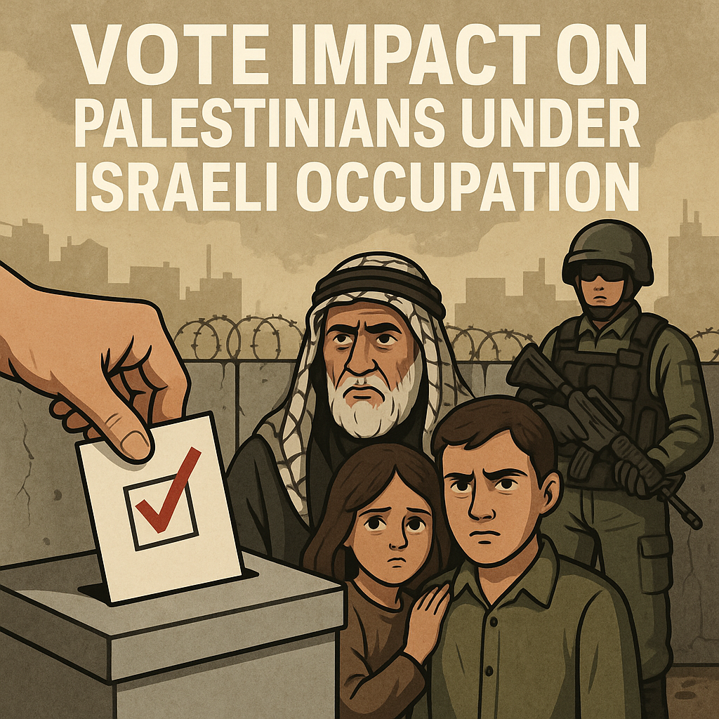 Illustration of Vote Impact on Palestinians Under Israeli Occupation