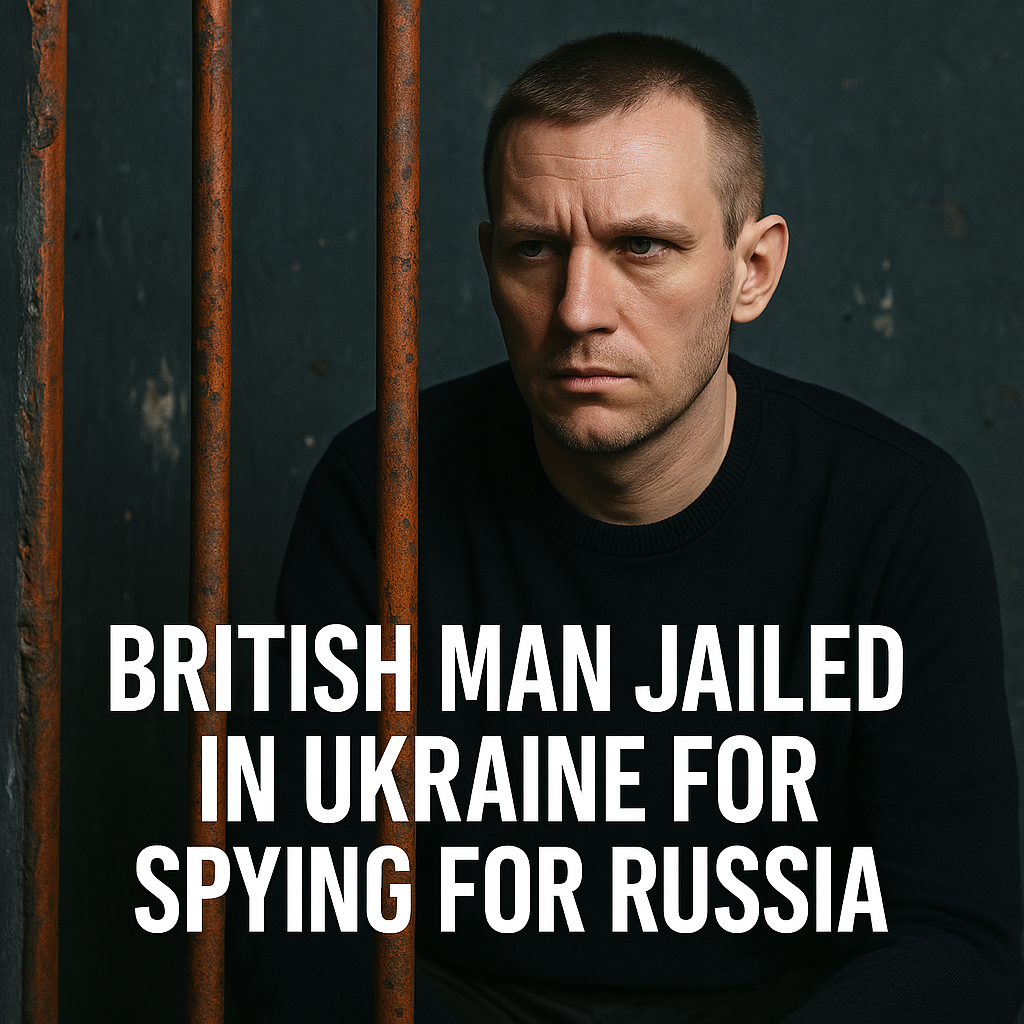 Illustration of British Man Jailed in Ukraine for Spying for Russia