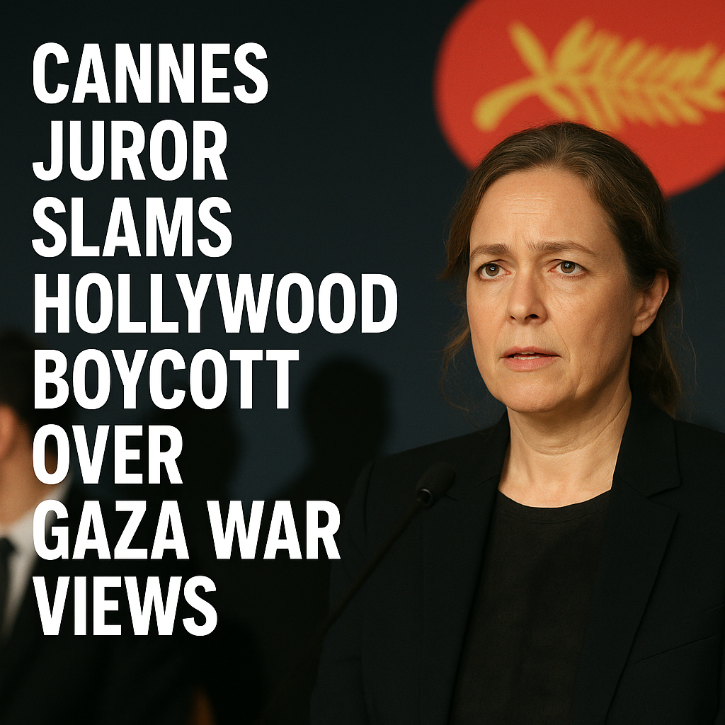 Illustration of Cannes Juror Slams Hollywood Boycott Over Gaza War Views
