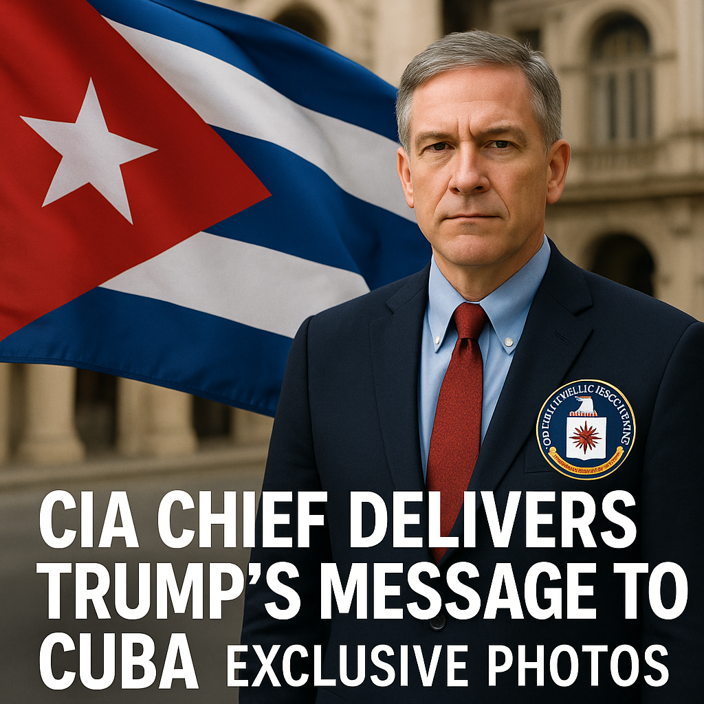 Illustration of CIA Chief Delivers Trump’s Message to Cuba: Exclusive Photos