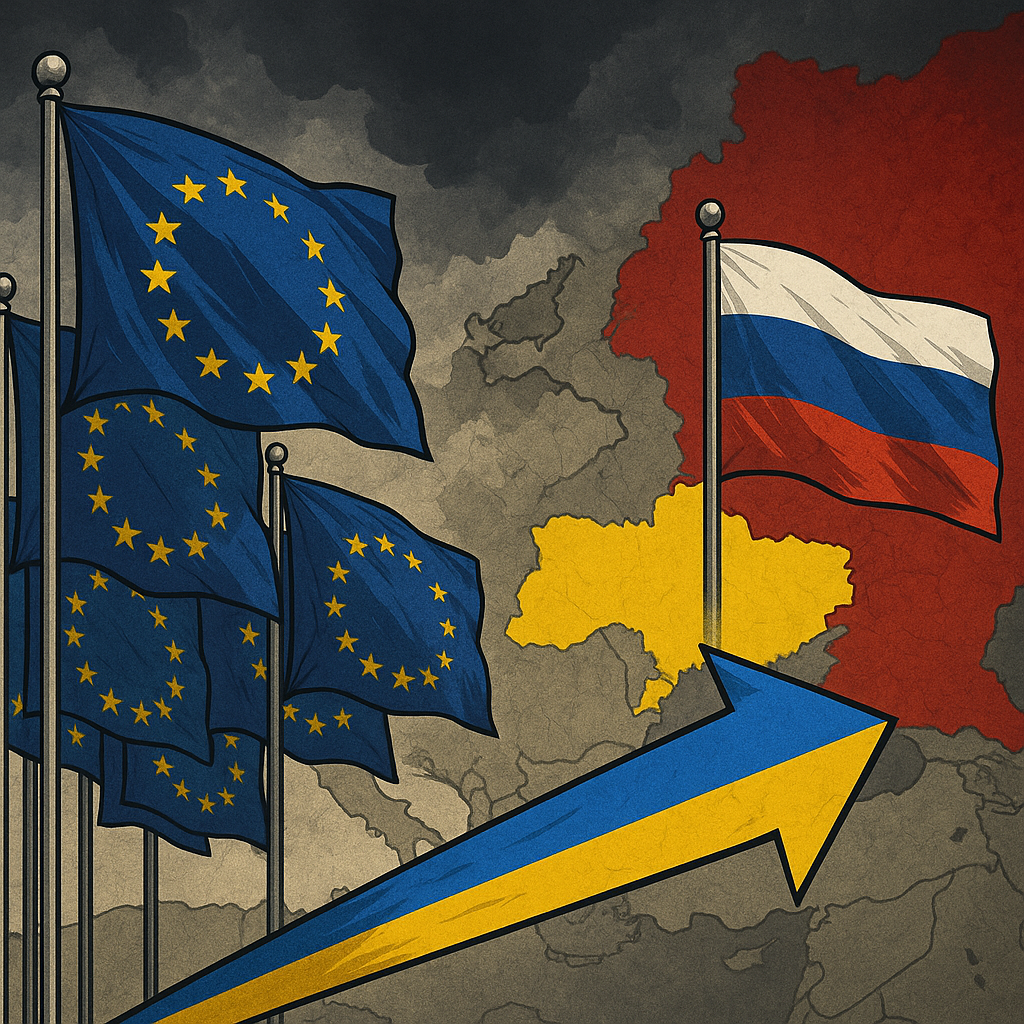 Illustration of EU States Challenge Russia Over Kyiv Threat