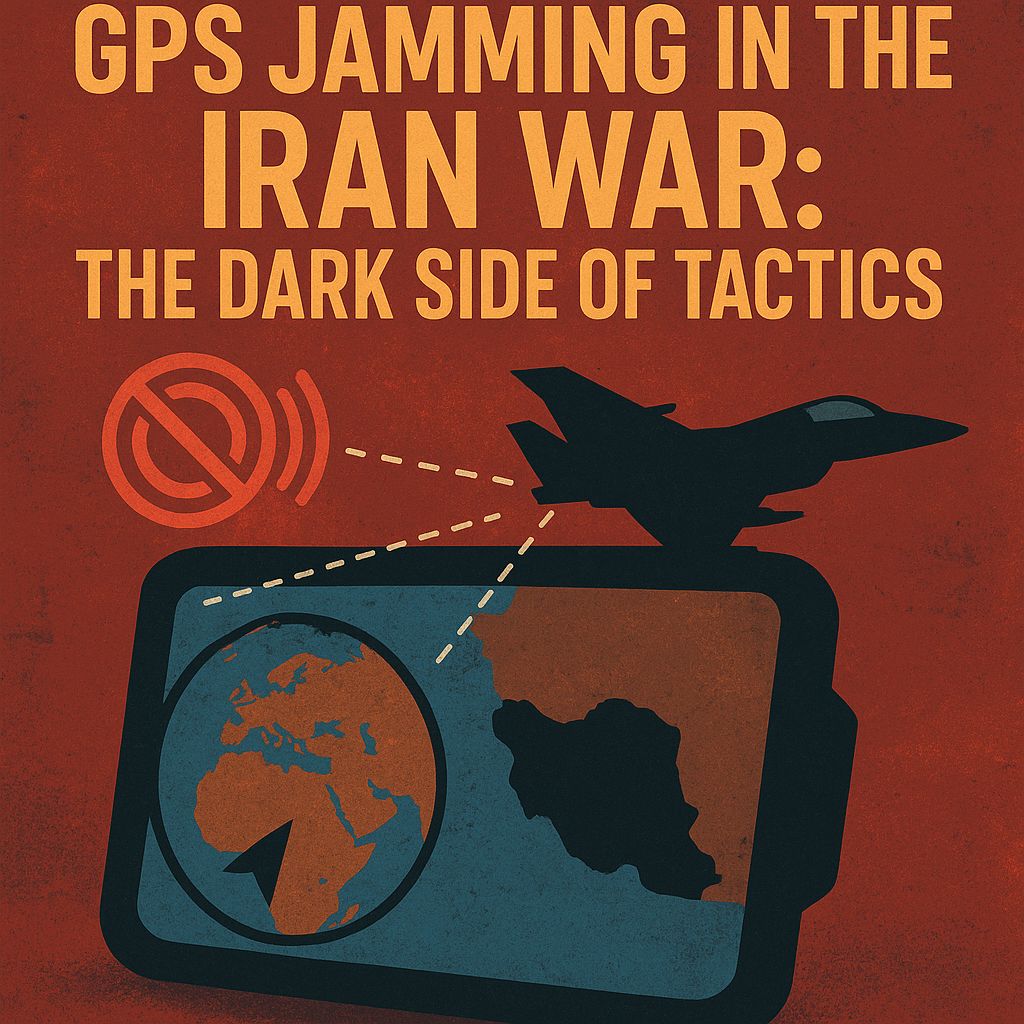 Illustration of GPS Jamming in the Iran War: The Dark Side of Tactics