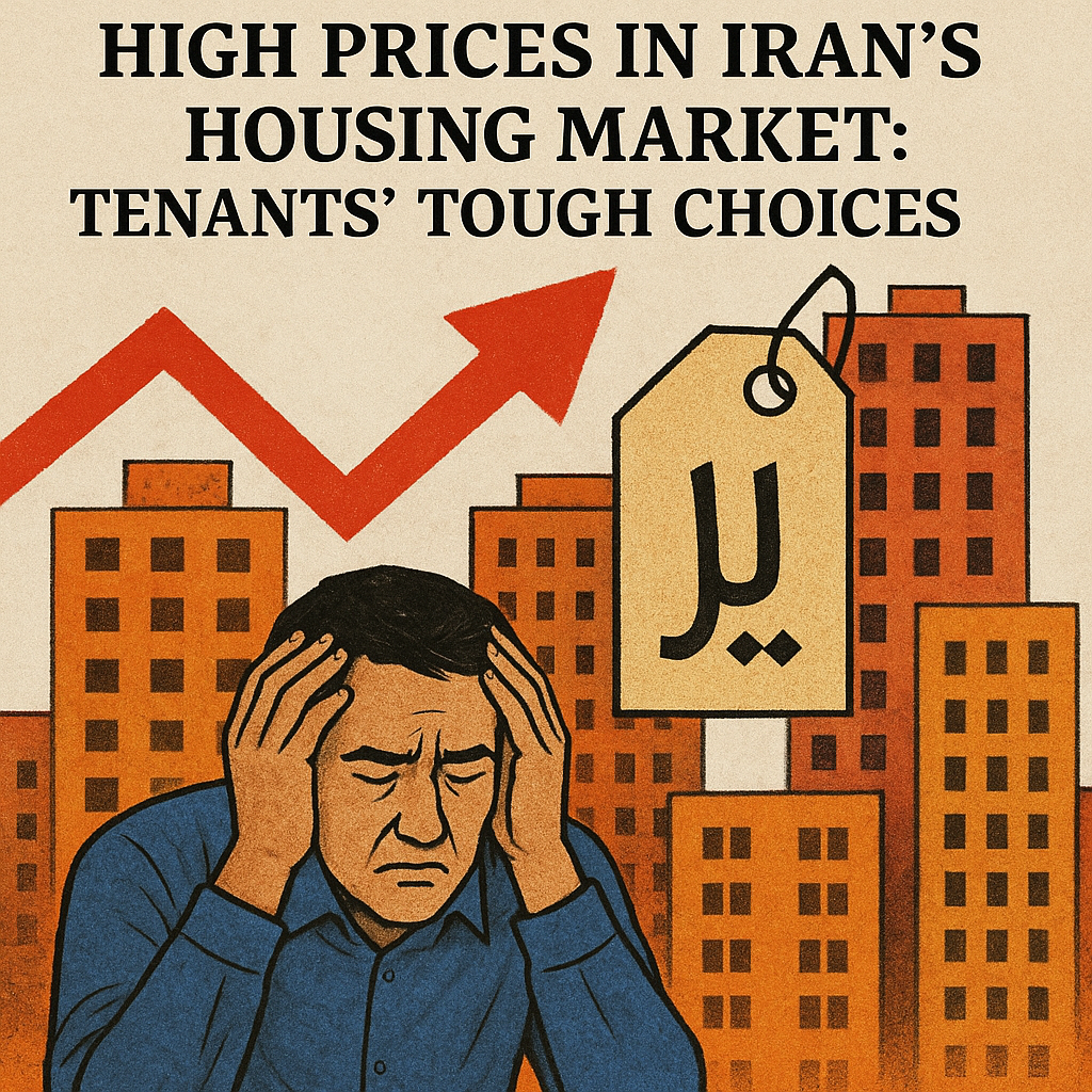 Illustration of High Prices in Iran's Housing Market: Tenants' Tough Choices