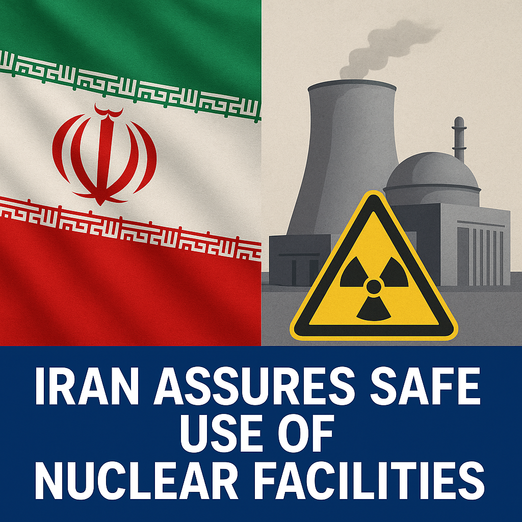 Illustration of Iran Assures Safe Use of Nuclear Facilities