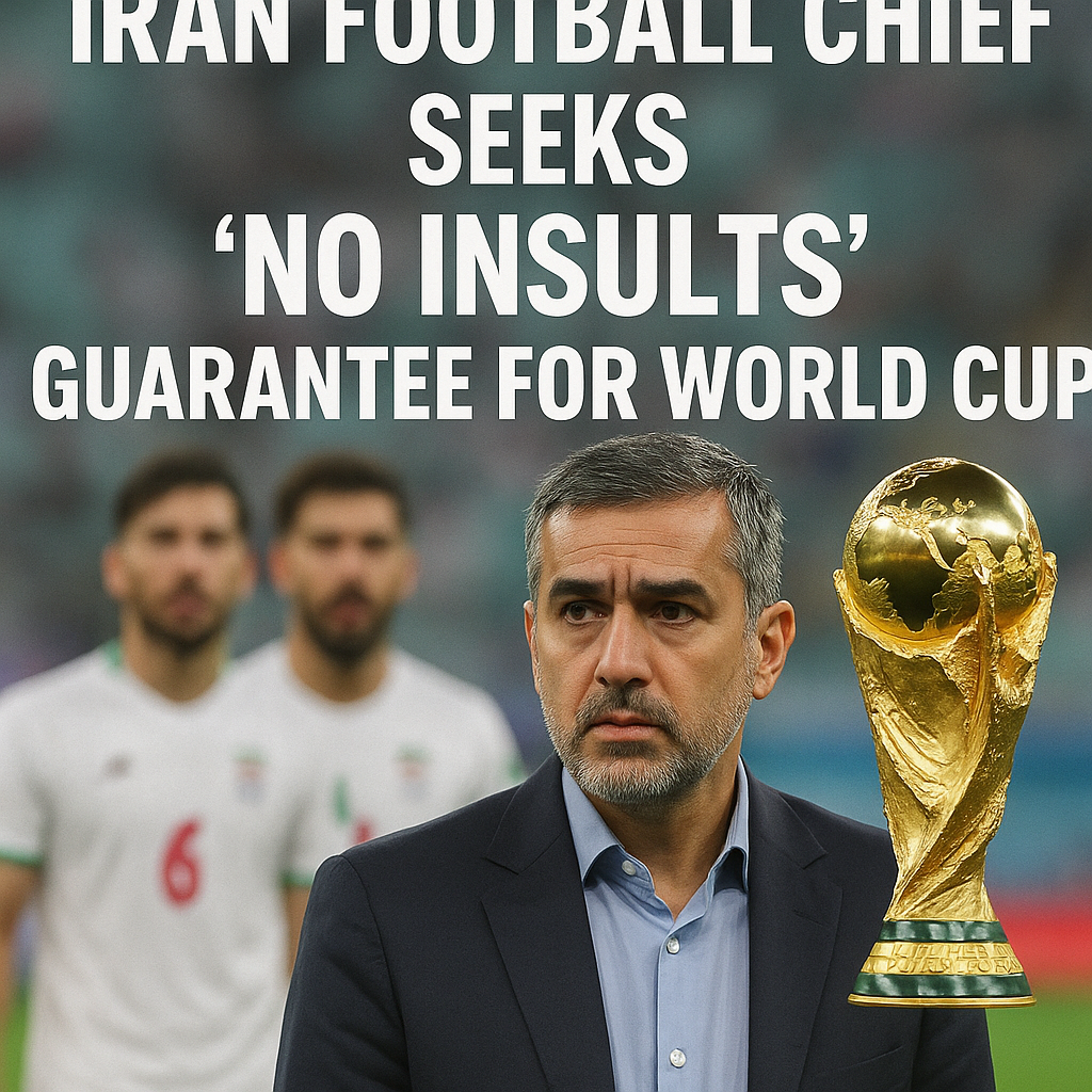 Illustration of Iran Football Chief Seeks 'No Insults' Guarantee for World Cup