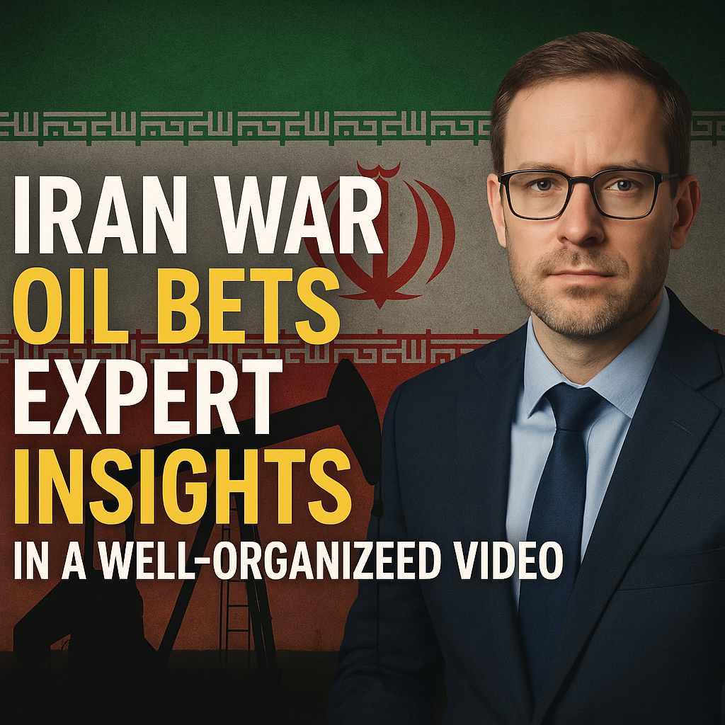 Illustration of Iran War Oil Bets: Expert Insights in a Well-Organized Video