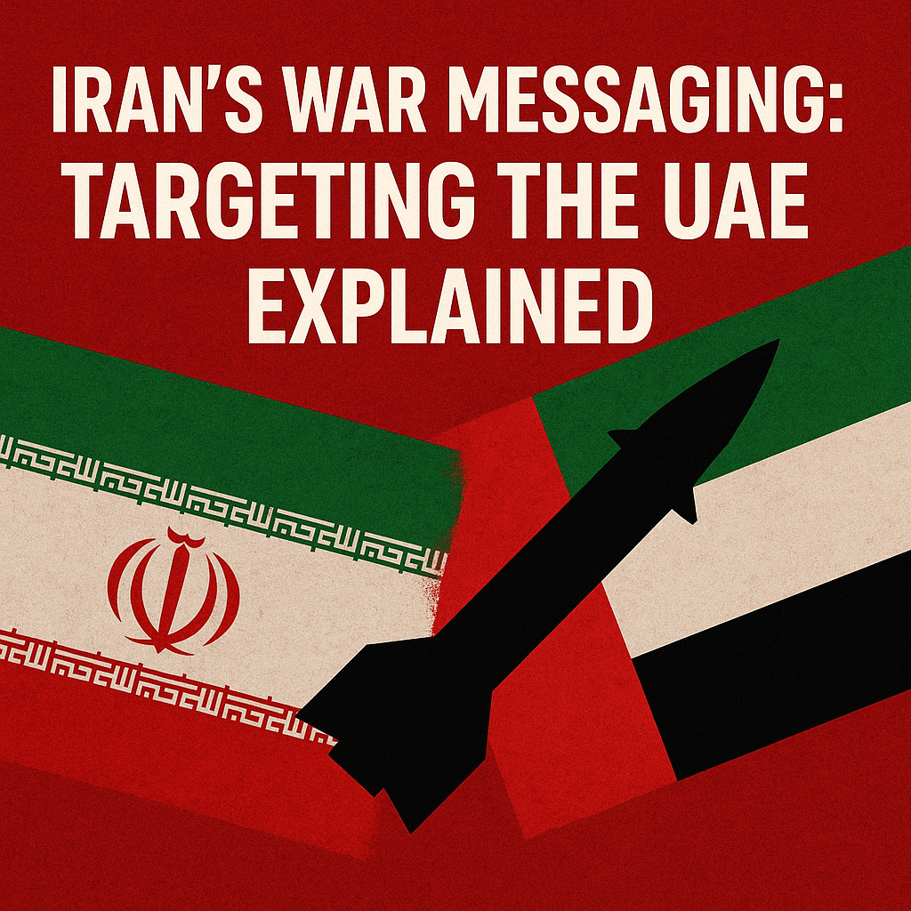 Illustration of Iran's War Messaging: Targeting the UAE Explained