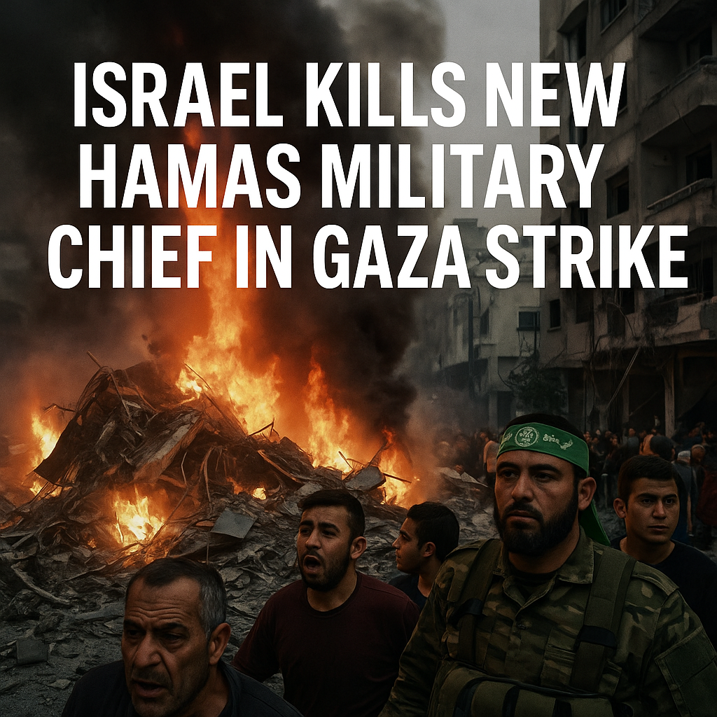 Illustration of Israel Kills New Hamas Military Chief in Gaza Strike