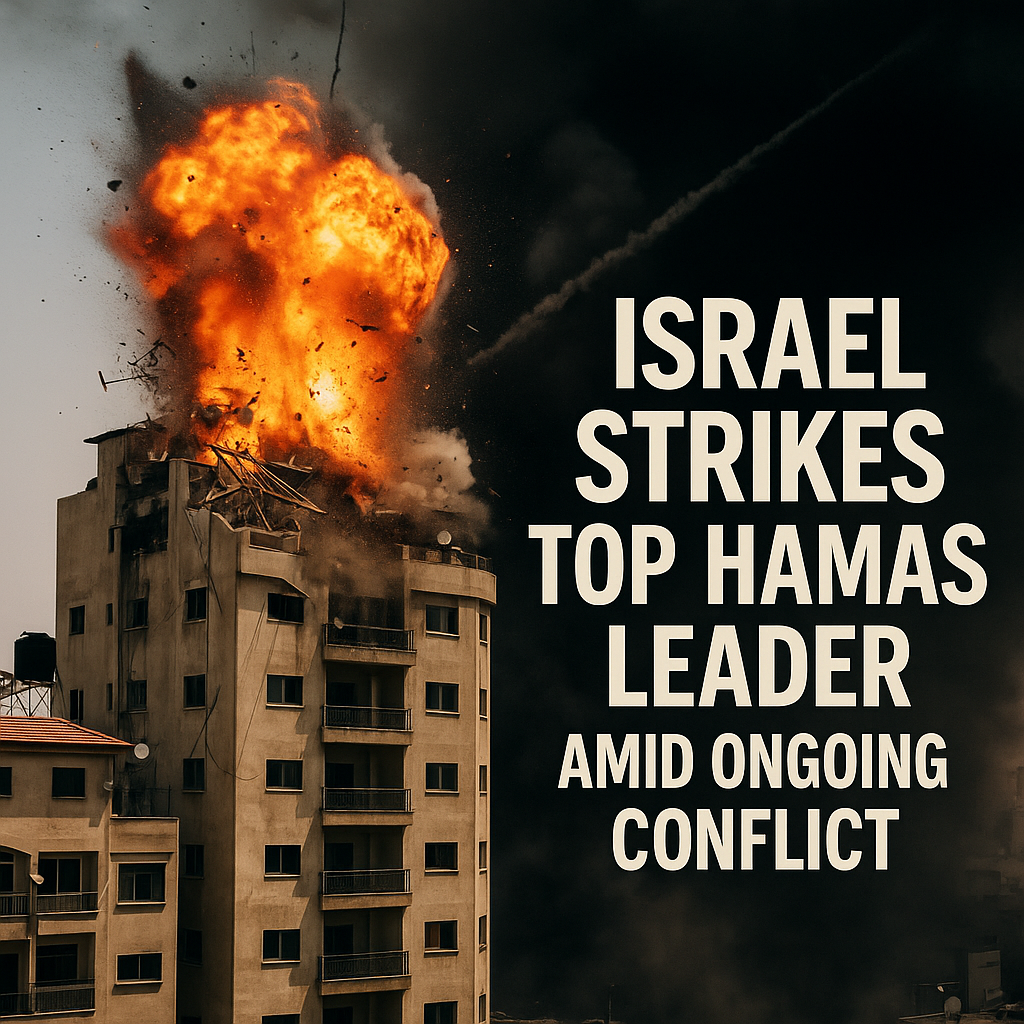 Illustration of Israel Strikes Top Hamas Leader Amid Ongoing Conflict