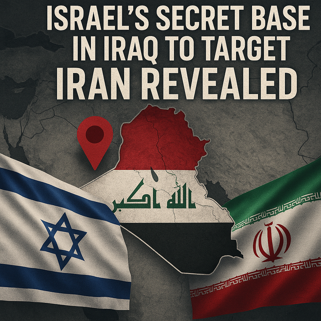 Illustration of Israel's Secret Base in Iraq to Target Iran Revealed