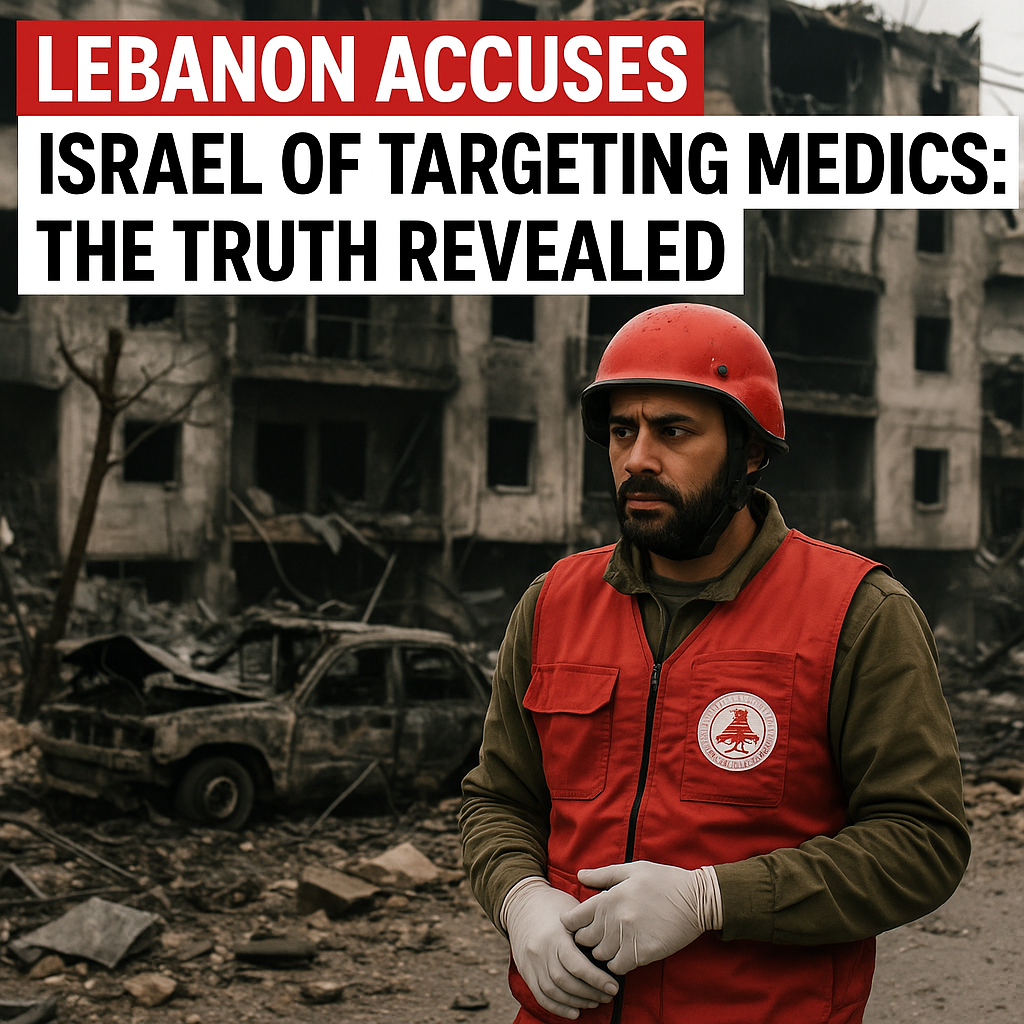 Illustration of Lebanon Accuses Israel of Targeting Medics: The Truth Revealed