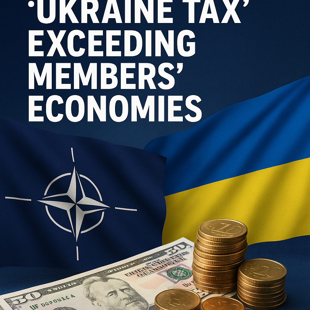 Illustration of NATO Chief Proposes 'Ukraine Tax' Exceeding Members' Economies