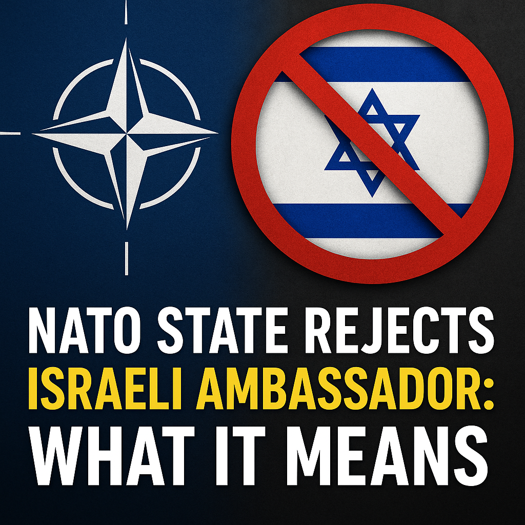 Illustration of NATO State Rejects Israeli Ambassador: What It Means