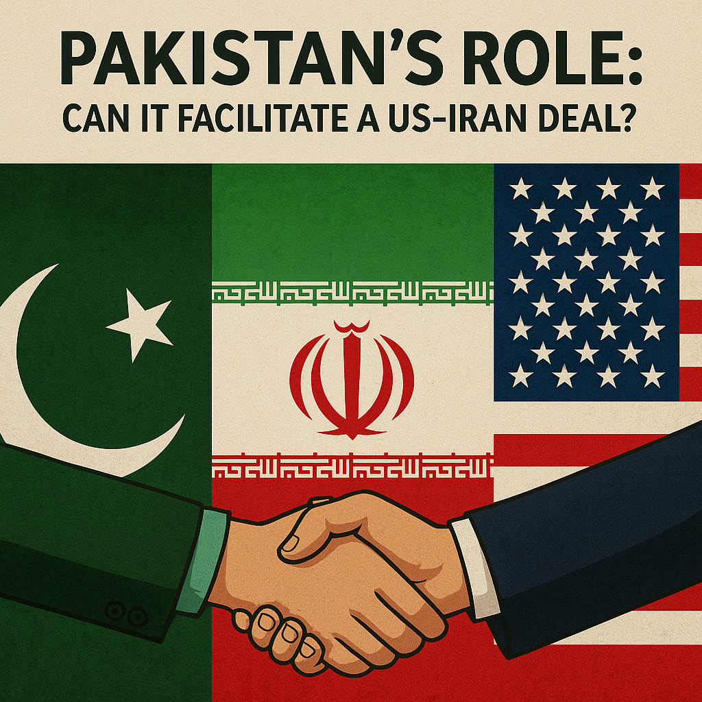Illustration of Pakistan's Role: Can It Facilitate a US-Iran Deal?