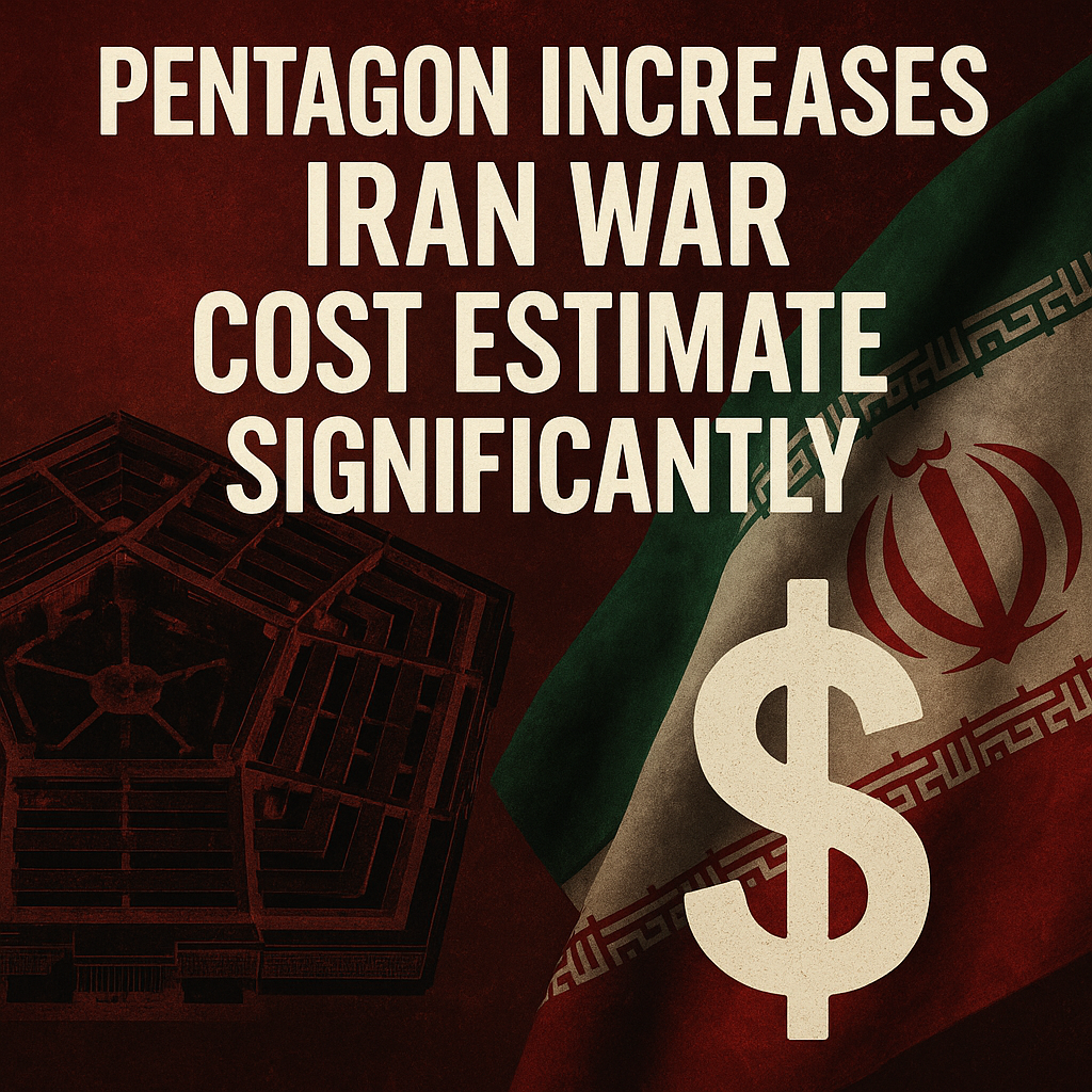 Illustration of Pentagon Increases Iran War Cost Estimate Significantly