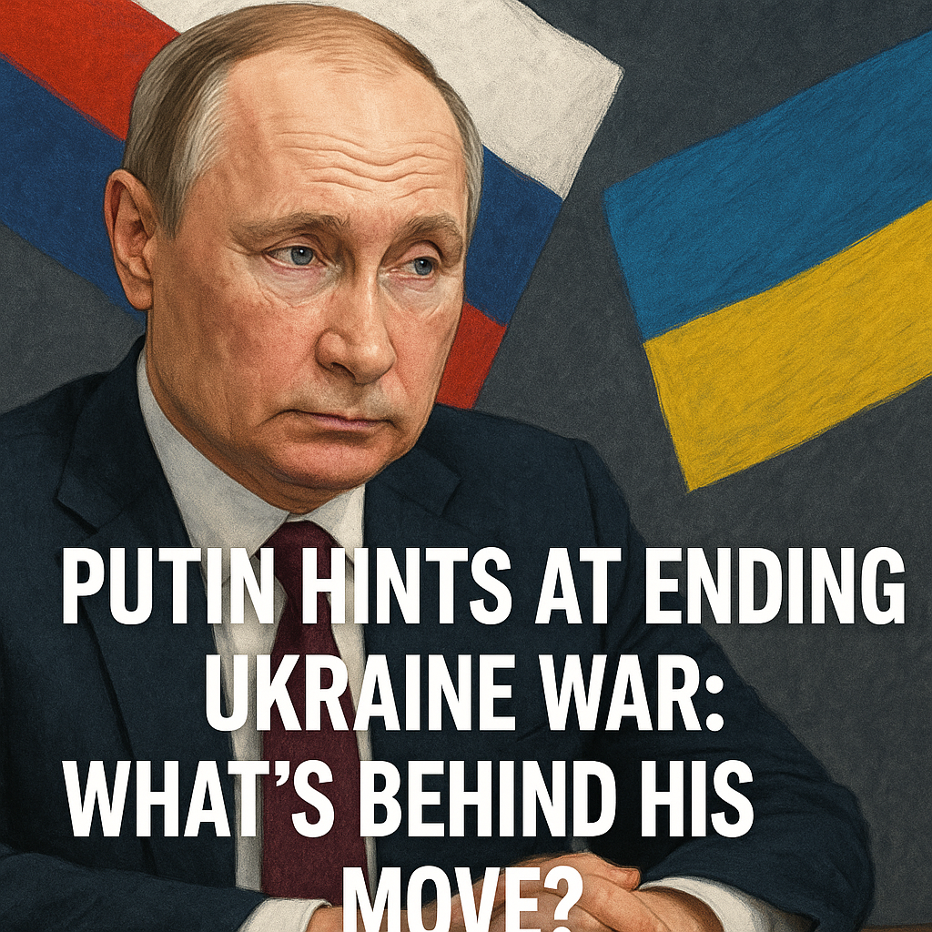 Illustration of Putin Hints at Ending Ukraine War: What’s Behind His Move?