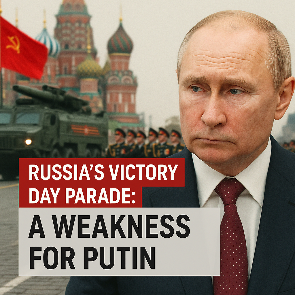 Illustration of Russia's Victory Day Parade: A Weakness for Putin