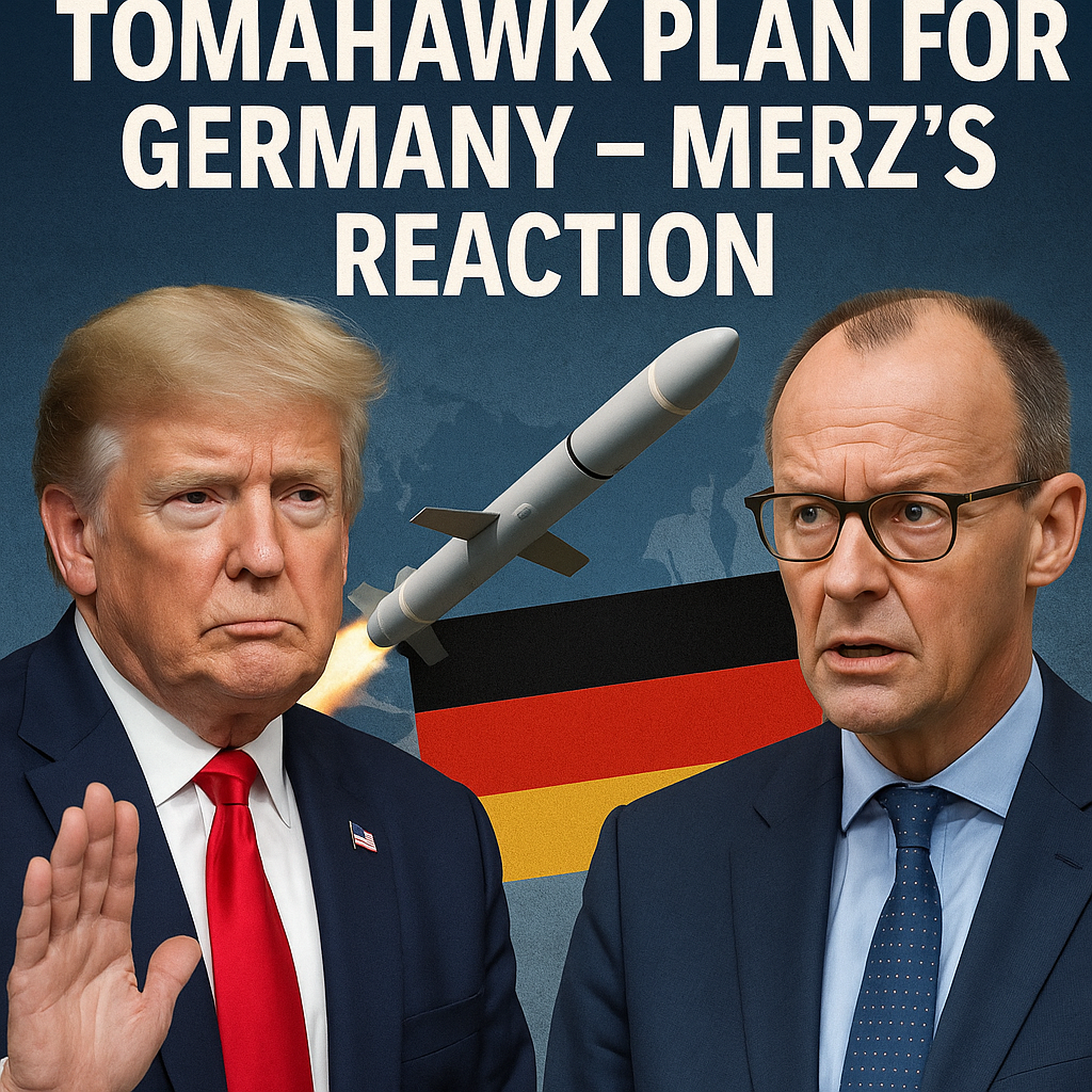 Illustration of Trump Cancels Tomahawk Plan for Germany – Merz's Reaction