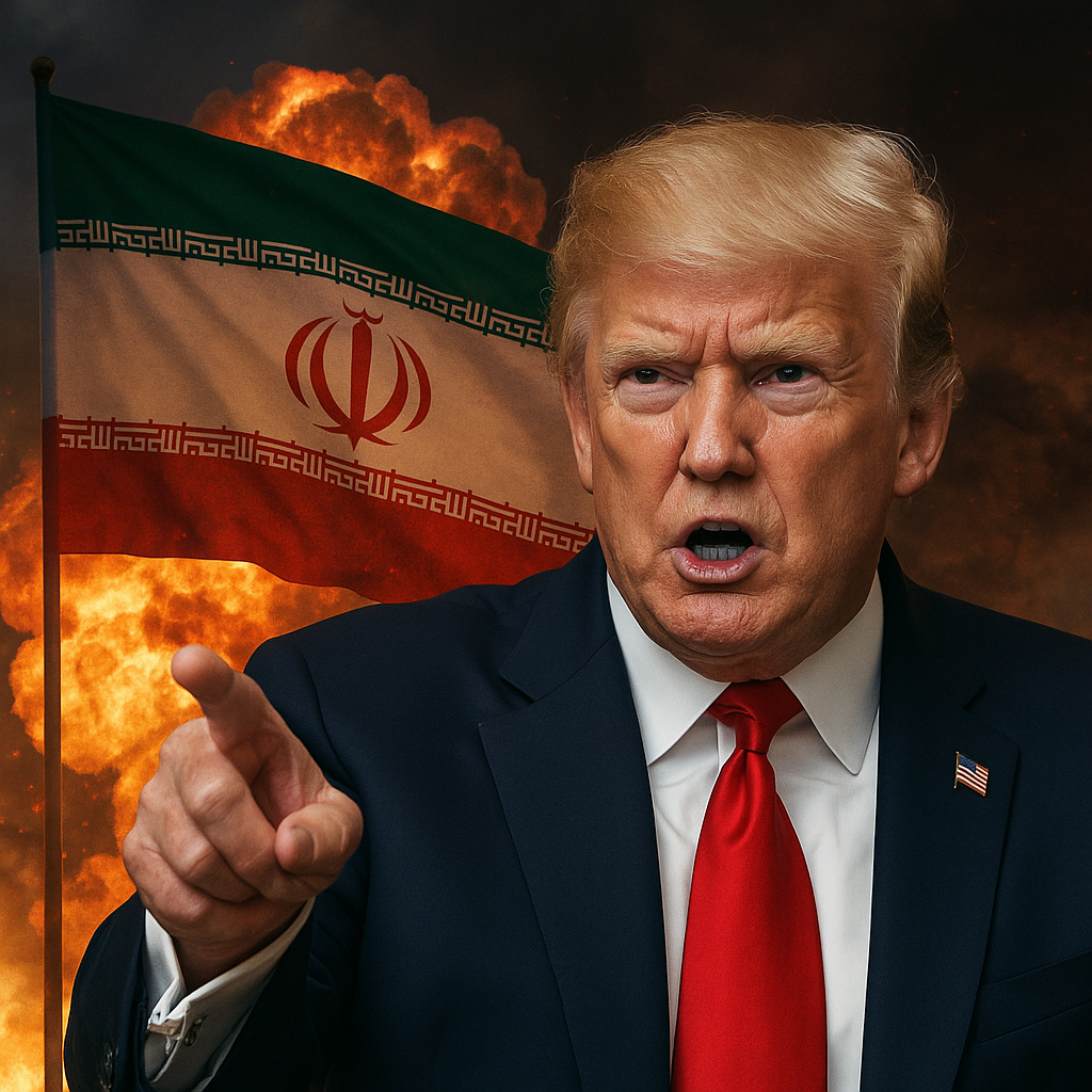 Illustration of Trump Threatens Iran: 'Nothing Left' if Talks Stall
