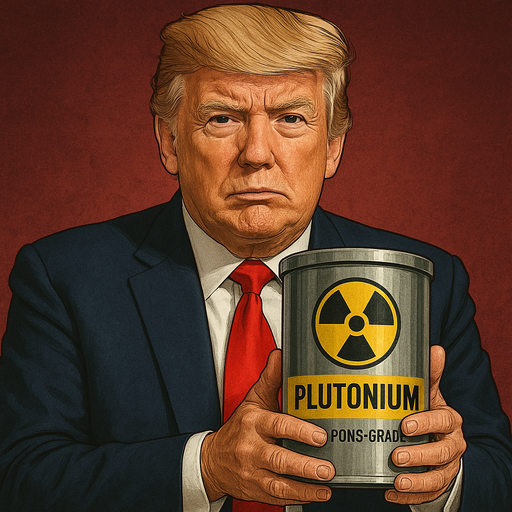 Illustration of Trump’s Plan: Weapons-Grade Plutonium in Private Hands