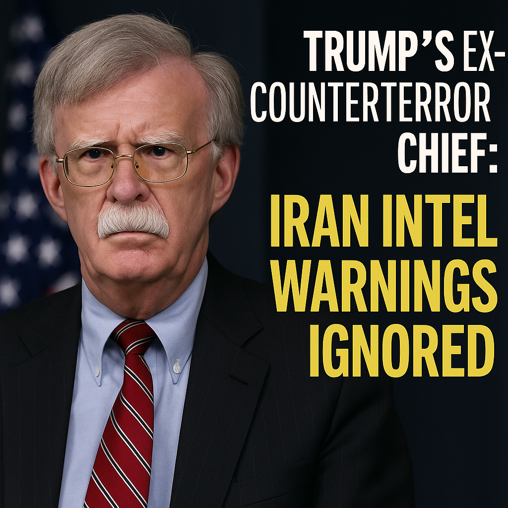 Illustration of Trump's Ex-Counterterror Chief: Iran Intel Warnings Ignored