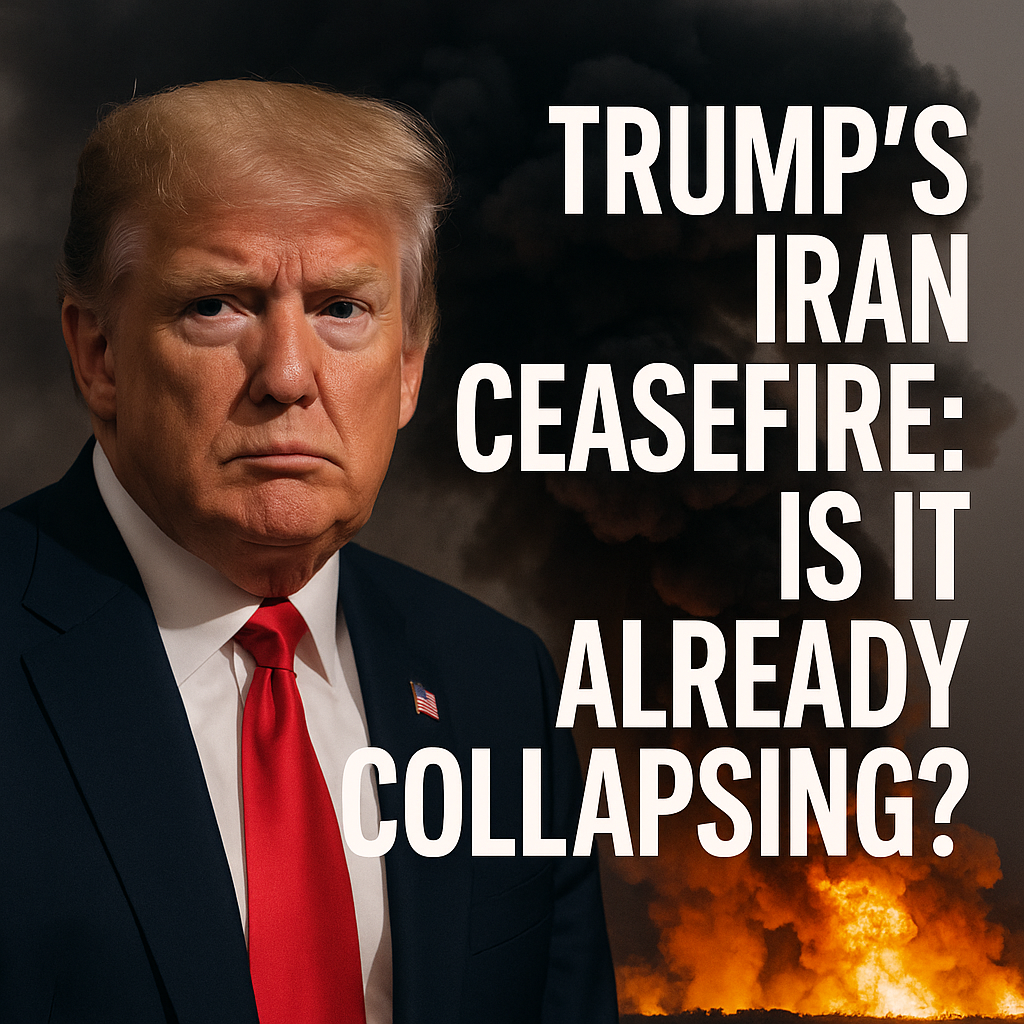 Illustration of Trump's Iran Ceasefire: Is It Already Collapsing?