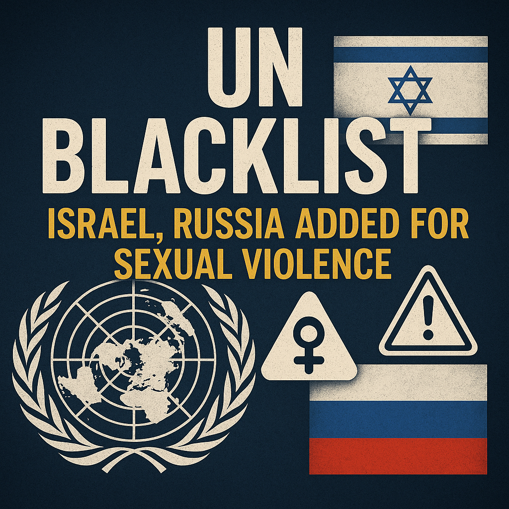 Illustration of UN Blacklist: Israel, Russia Added for Sexual Violence